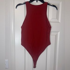 Zara bodysuit burgundy
